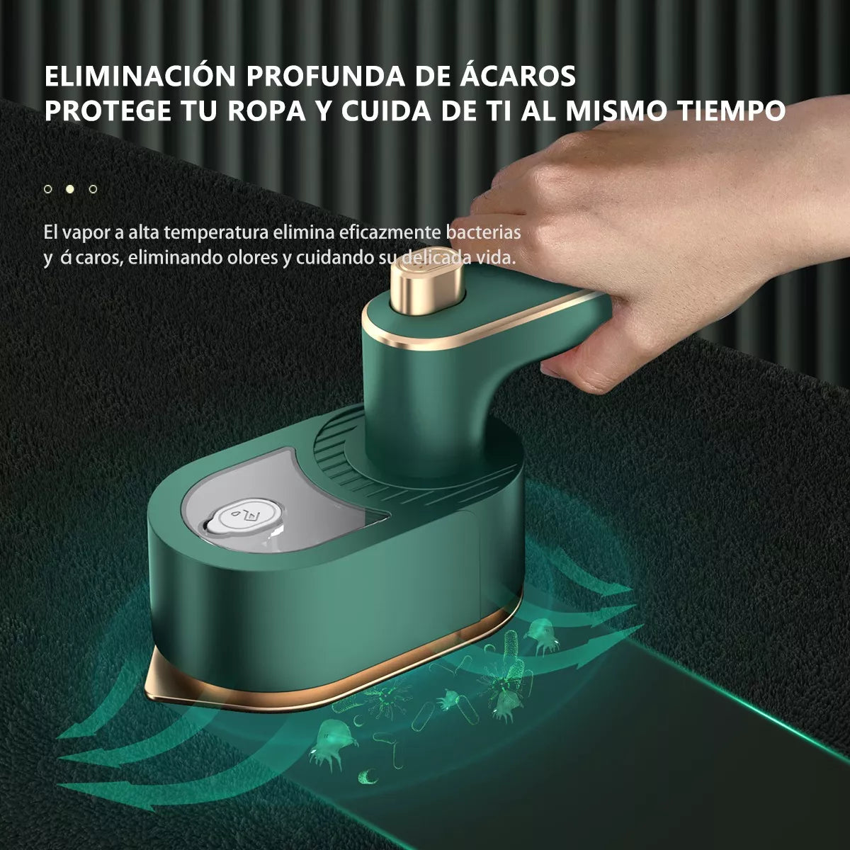 Plancha a vapor, cero arrugas en segundos
