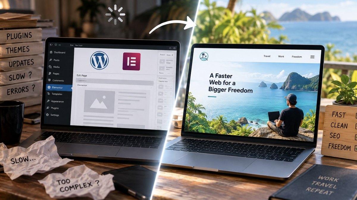 From WordPress/Elementor to a fast site in 2026: where to start